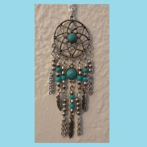 Dreamcatcher Pendant Necklace 28"